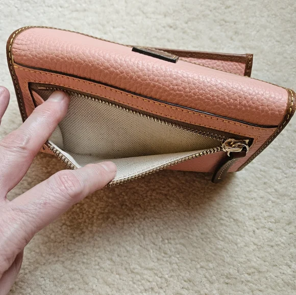 Dooney & Bourke Pink Shoulder Bag with Metallic Accents - Picture 14 of 16